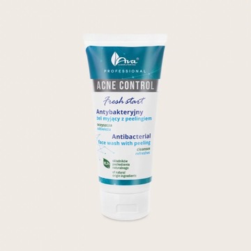 AVA ACNE CONTROL антибактериальный очищающий гель для душа с пилингом 200 мл