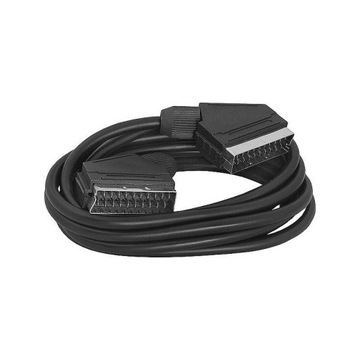 Кабель EURO SCART к EURO SCART EURO CONNECTOR 21p 21 PIN 10м черный