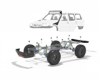 фото thumb №1, Nissan terrano ii r20 5 двері / кузов lift 50mm lift 2 cale болти класу 10.9