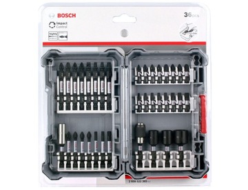 НАБОР ИЗ 36 НАСАДОК И НАСАДОК ДЛЯ КОНТРОЛЯ BOSCH IMPACT