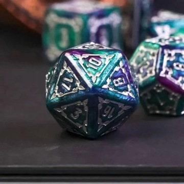 PAŁAC KRÓLEWSKI NABOO ZESTAW 7 WIELKICH KOŚCI KOSTEK RPG