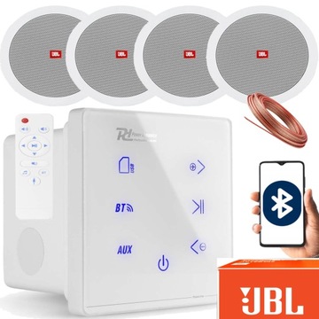 4 ПОТОЛОЧНЫЕ АКУСТИКИ JBL ДЛЯ ГОСТИНОЙ, МАГАЗИНА, ДОМАШНЕГО ОФИСА, КЛИНИКИ, ПОМЕЩЕНИЯ BT