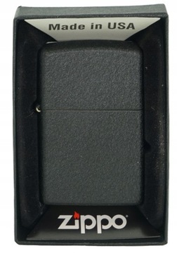 ЗАЖИГАЛКА ZIPPO ЧЕРНАЯ КРЕКЛЕ