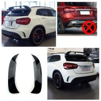 фото thumb №1, Кришки look amg mercedes gla x156 бампер задній blk