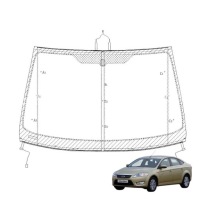 Купить Стекло лобовое ford mondeo 3 2007- 1821604, фото thumb