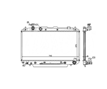 фото thumb №1, Toyota rav 4 ii xa20 01.04 - 12.05 радиаторов 1640028190