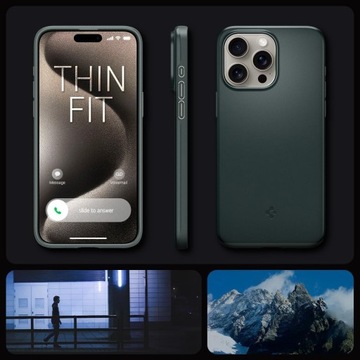 Чехол для iPhone 15 Pro, Spigen Thin Fit, чехол, чехол, чехол, чехол