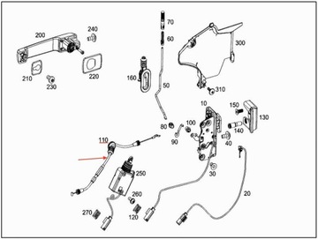 фото thumb №7, Нова оригінальна трос замка задніх двері mercedes g клас w463 a4637601400