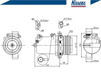 фото thumb №13, Компресор кондиціонера nissens 89133 6901206