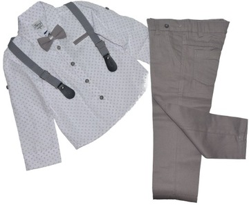 Terry Kids elegancki komplet 86 12-18 m 4 części