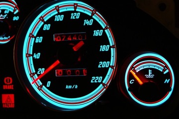 Циферблаты одометра Mazda MX-5 с узором INDIGLO 1 MoMan