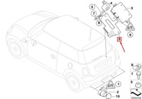фото thumb №1, Mini clubman r55 pdc керування unit кронштейн 66202755097 2755097