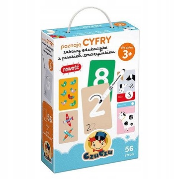 Учу цифры.Развивающие игры с маркером змаз 3+.