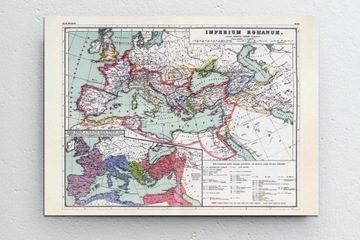 Mapa Imperium Romanum - Henrico Kiepert - 100x70