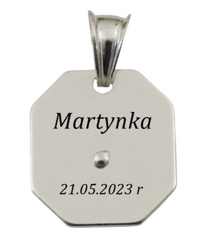 Серебряная цепь TDS 2,60 мм с гравировкой Medal PR 925 бесплатно