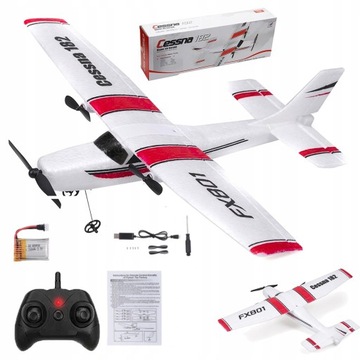 Пилотный самолет из пенопласта Cessna 182 RC FX-801