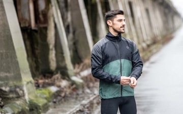 Rogelli ECHO - зимняя мужская беговая куртка DWR