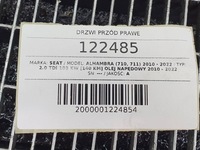 фото thumb №15, Двері перед праве vw sharan seat alhambra ii 7n la7w сріблястий