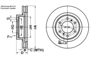 фото thumb №1, Ate тормозные диски тормозные 2szt. mitsubishi pajero iv 3.