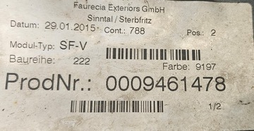 фото thumb №12, Mercedes s-klasa w222 6.3 amg бампер переднє a2228851325