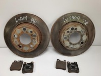 Купити Гальмівні диски гальмівні гальмівні колодки задній mercedes w140 3.2, фото thumb