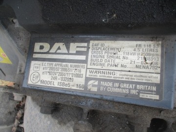 фото thumb №8, Двигун daf lf 160 євро 5 fr118s3 isbe5-160 atra902