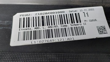 фото thumb №5, Bmw m4 g82 g83 накладка планка пороговая порог левая