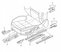 фото thumb №7, 4e0881348a защита рейки сиденье правая audi a8 s8 d3