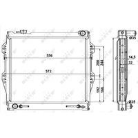 фото thumb №1, Радіатор wody toyota 4 runner ii cressida 77-95