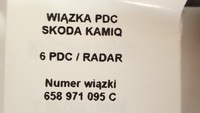 фото thumb №11, Nowa джгут бампера 6 pdc / радар skoda kamiq 658971095c + датчики pdc