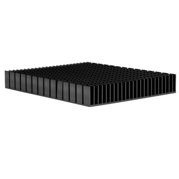 РАДИАТОР МОТОРА ДЛЯ ПЛАТЫ УСИЛИТЕЛЯ МОЩНОСТИ ПРОЦЕССОРА 150x120x20 мм ЧЕРНЫЙ