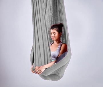 CHUSTA AKROBATYCZNA HAMAK SENSORYCZNY HUŚTAWKA DLA DZIECI AERIAL JOGA 280CM