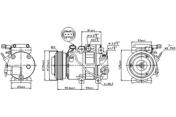 фото thumb №2, Nissens компрессор кондиционера hyundai ix35 2.0 l
