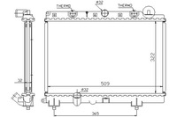 фото thumb №10, Nissens радиатор двигателя rover 200 95- 2.0 td