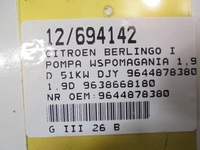 фото thumb №8, Citroen berlingo i насос підсилювача 9644878380 1,9d 9638668180