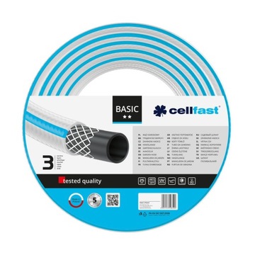 CELLFAST BASIC 3-СЛОЙНЫЙ САДОВЫЙ ШЛАНГ 1 дюйм, 10 м, 25 бар 10-431 FLEXI POLISH