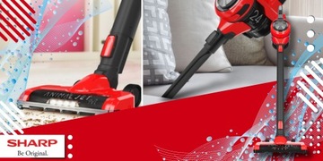 БЕСПРОВОДНОЙ ПЫЛЕСОС Sharp STRONG PARTY CARPET SA-VP1551BR TURBO