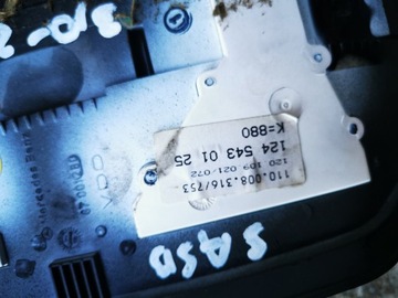 фото thumb №6, Спидометр спидометр приборы mercedes w124 300e-24v 300ce-24 e320 5 asb
