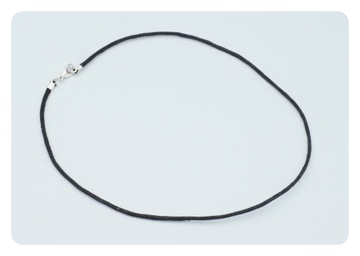 Naszyjnik sznurkowy czarny 1,5 mm