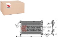 Купить Радиатор воды mercedes c 200 cdi 203.007 w203, фото thumb