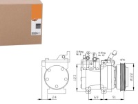 фото thumb №1, Nrf компресор кондиціонера hyundai coupe 2.0 gk