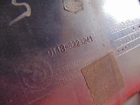 фото thumb №11, Bmw 7 e65 накладка кришки задня задній 8223241 nachtblau металік 490