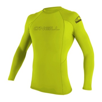 Детские плавки для плавания O'Neill Basic Skins LS Rash Guard салатовый 8 с длинным рукавом