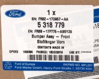 Спойлер бампера перед mustang 2015-2017 base Оригинал, фото thumb