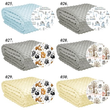 Подушка-одеяло для колыбели для коляски 70x100 Minky
