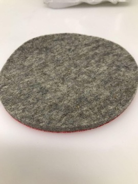 FILC POLERSKI DO SZLIFIEREK MIMOŚRODOWYCH, Ø 125 MM, Z SYSTEMEM RZEPÓW