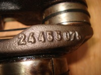 фото thumb №11, Opel corsa c astra g combo 1.4 16v z14xe wał коленчатый номинальный 24455075