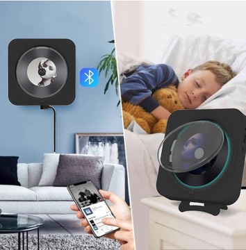 CD-ПЛЕЕР BLUETOOTH 5.1 ВЕРСИЯ С 6 РЕЖИМАМИ ПОДСВЕТКИ 165×165×30 мм