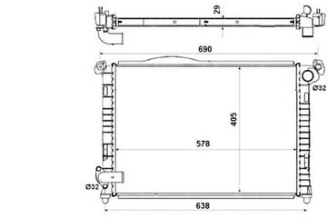 фото thumb №2, Радіаторів mini cooper one 01- nrf