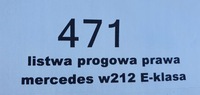 фото thumb №9, Молдинг поріг права поріг mercedes w212 e-klasa